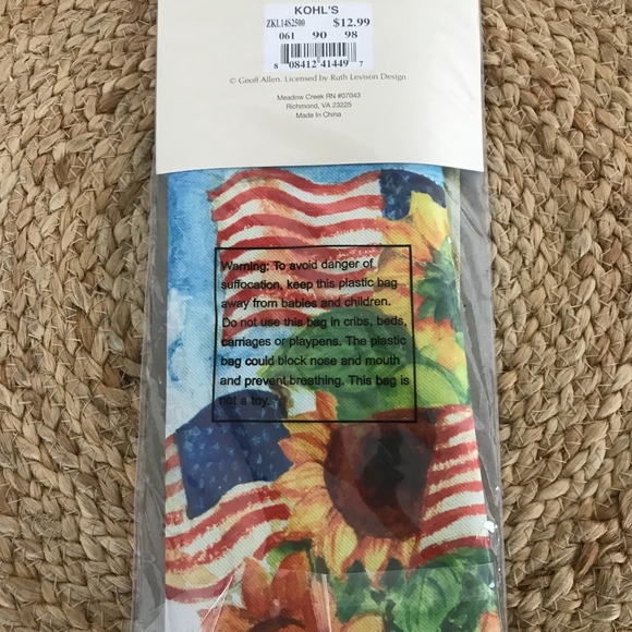 Meadow Creek Celebrate Summer Garden Flag-NWT - Picture 4 of 5